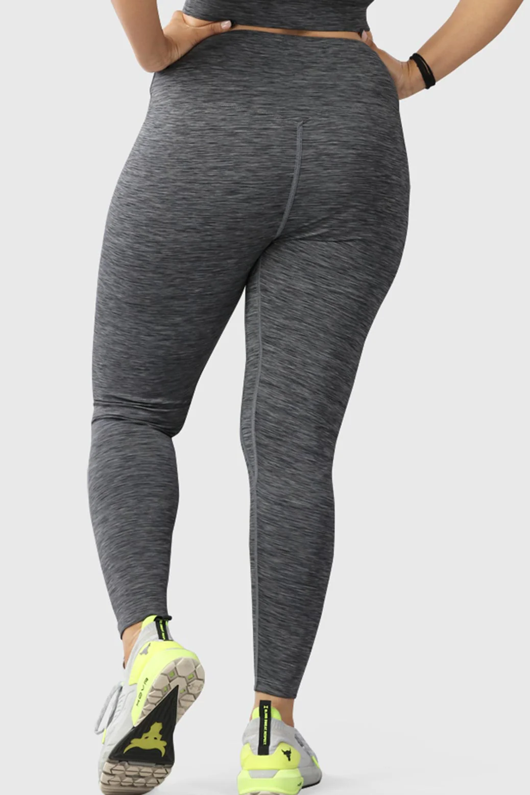 Essential Melange Leggings Grey - Image 5