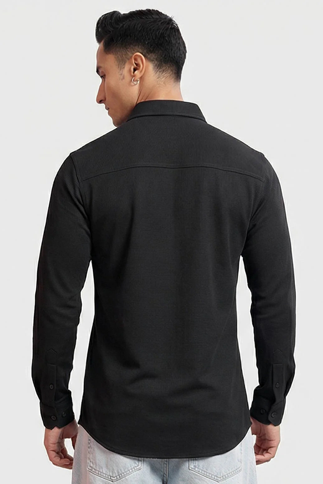 Foundation Fullsleeves Shirt Black - Image 6