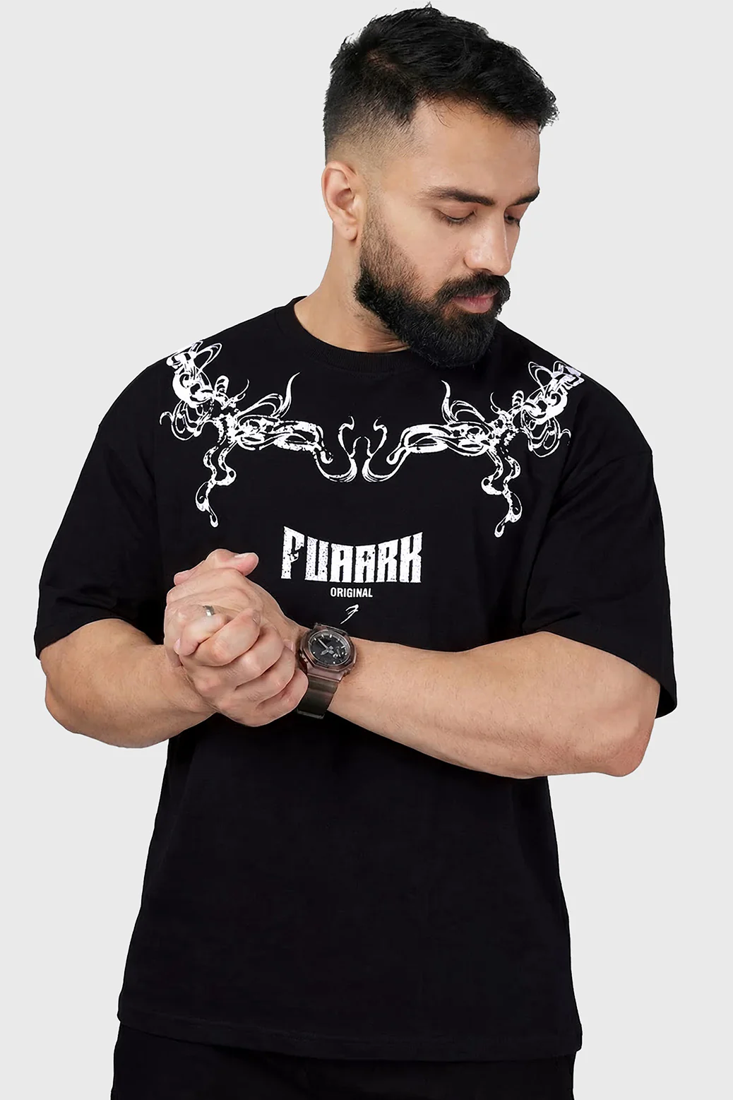 Fuaark Original Oversized T-shirt Black - Image 5