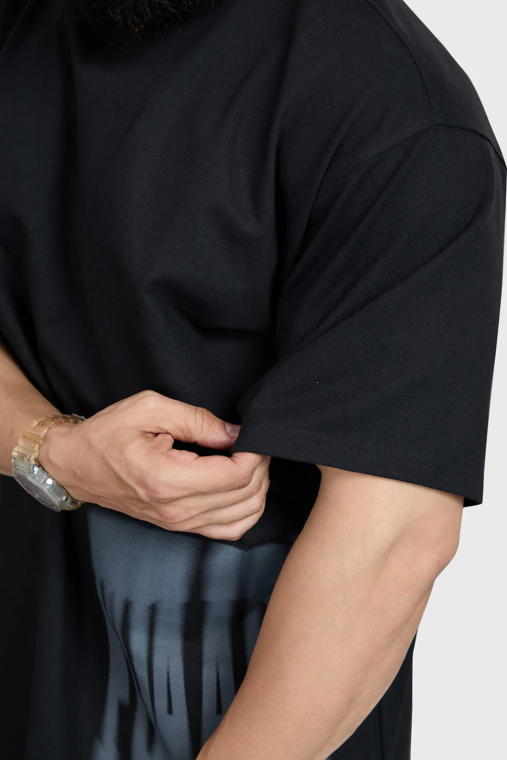 Gorilla Oversized T-shirt Black - Image 7