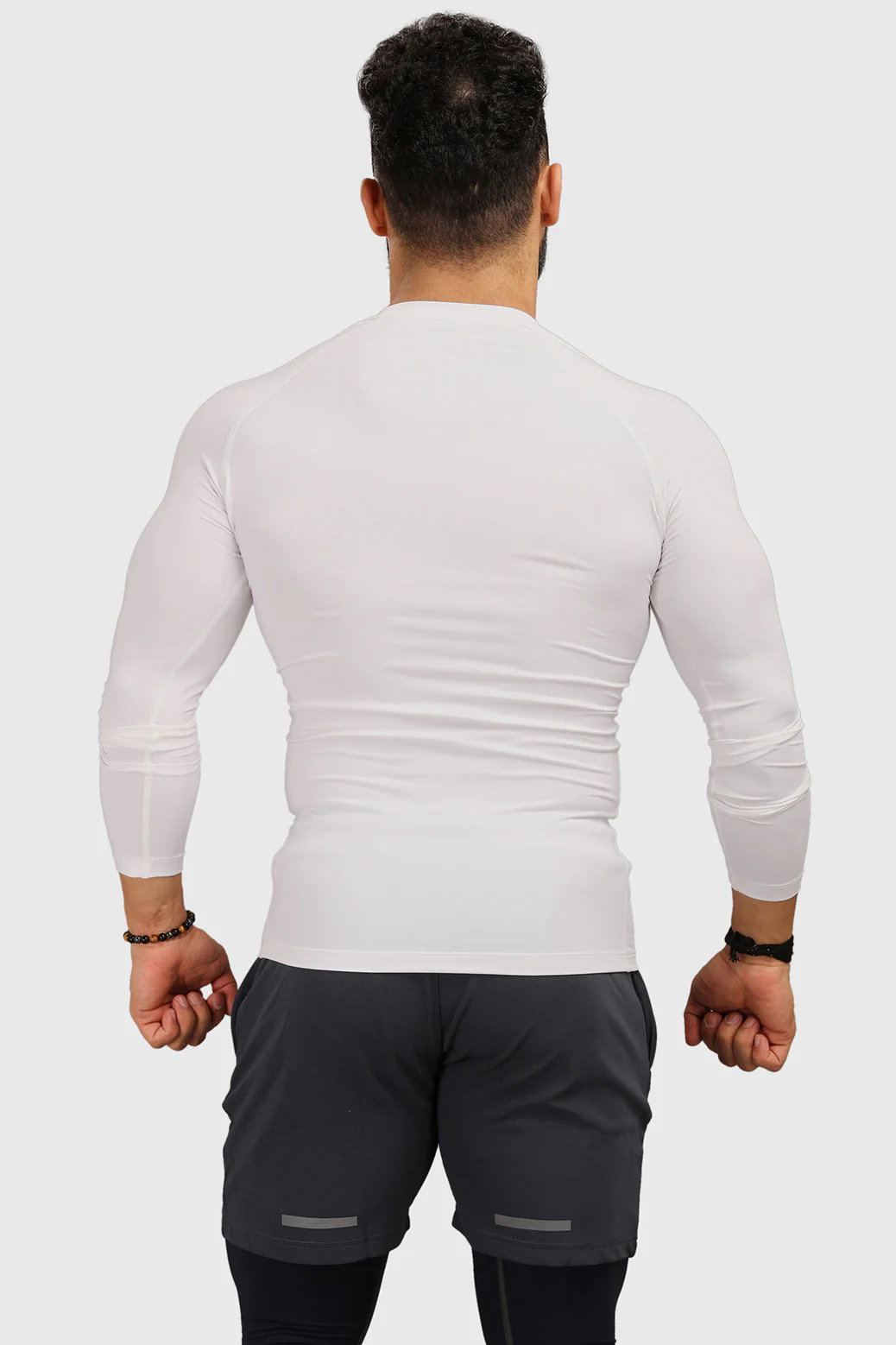 Compression Fullsleeves T-shirt White - Image 6