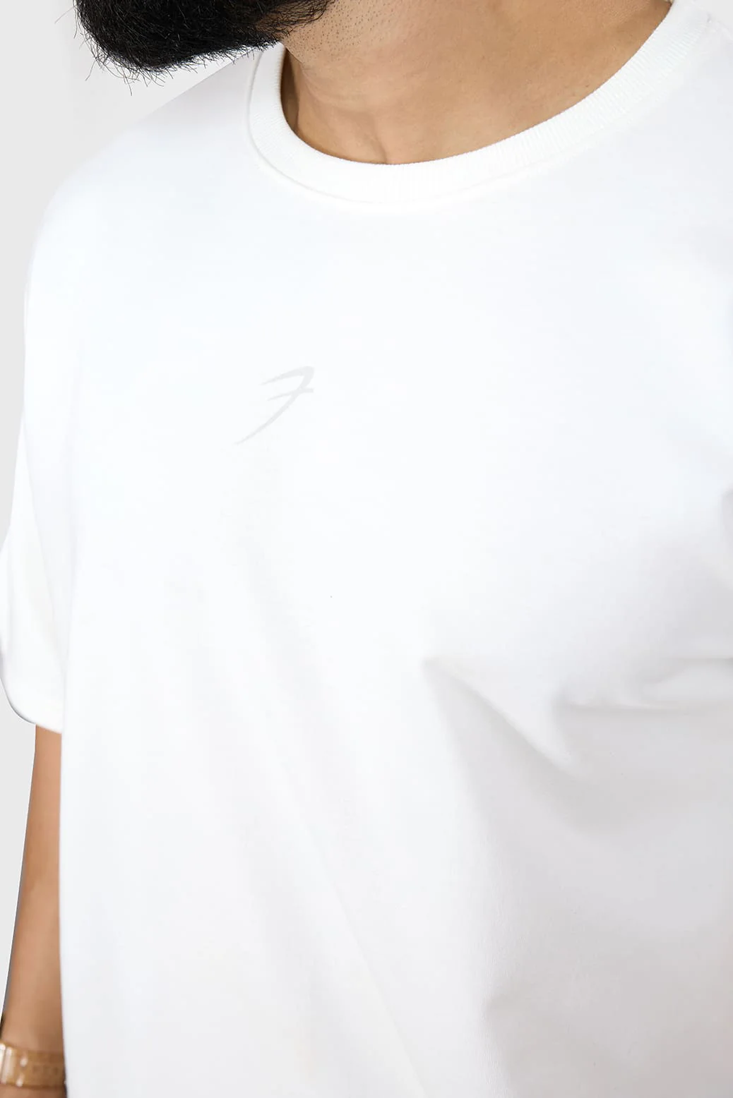Heavyweight Oversized T-shirt White - Image 3