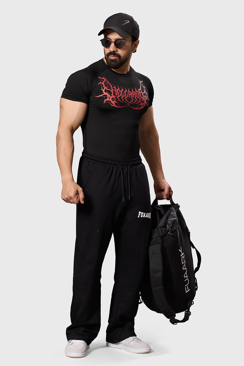 Hellborn Compression T-shirt Black/Red - Image 2