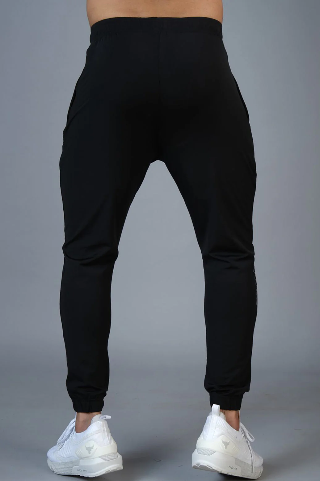 Identity Nylon Joggers Black - Image 5