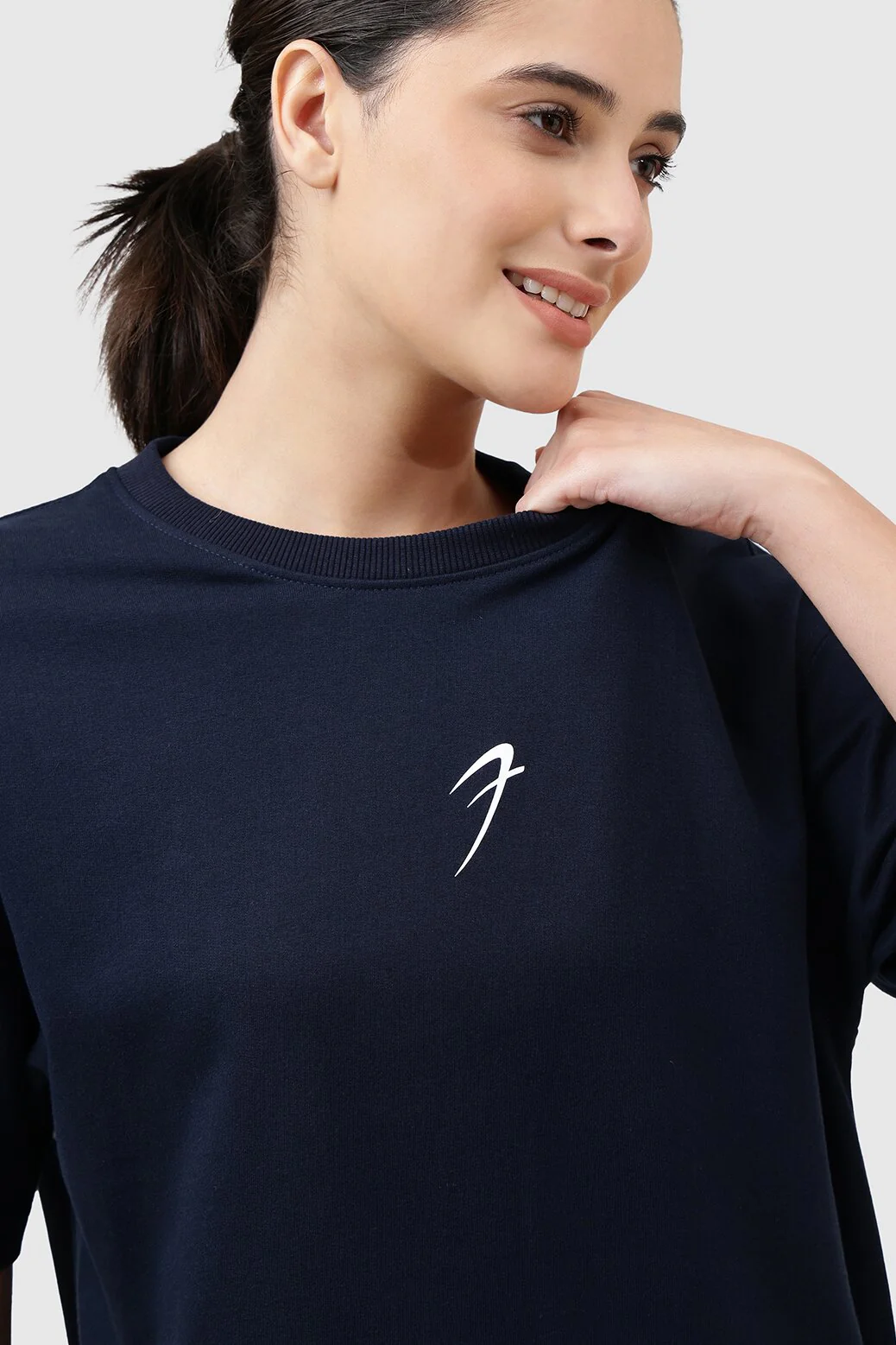 Ignite Oversized T-shirt Navy - Image 3