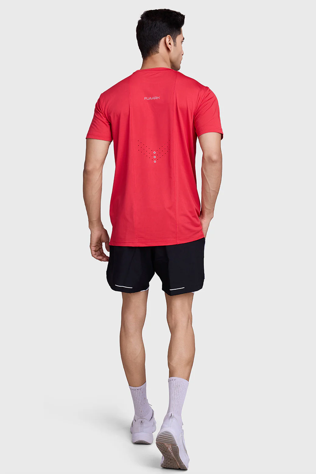 Laser Cut Running T-shirt Red - Image 7