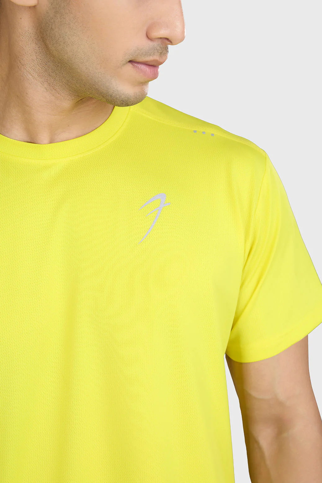 Laser Cut Running T-shirt Yellow - Image 4