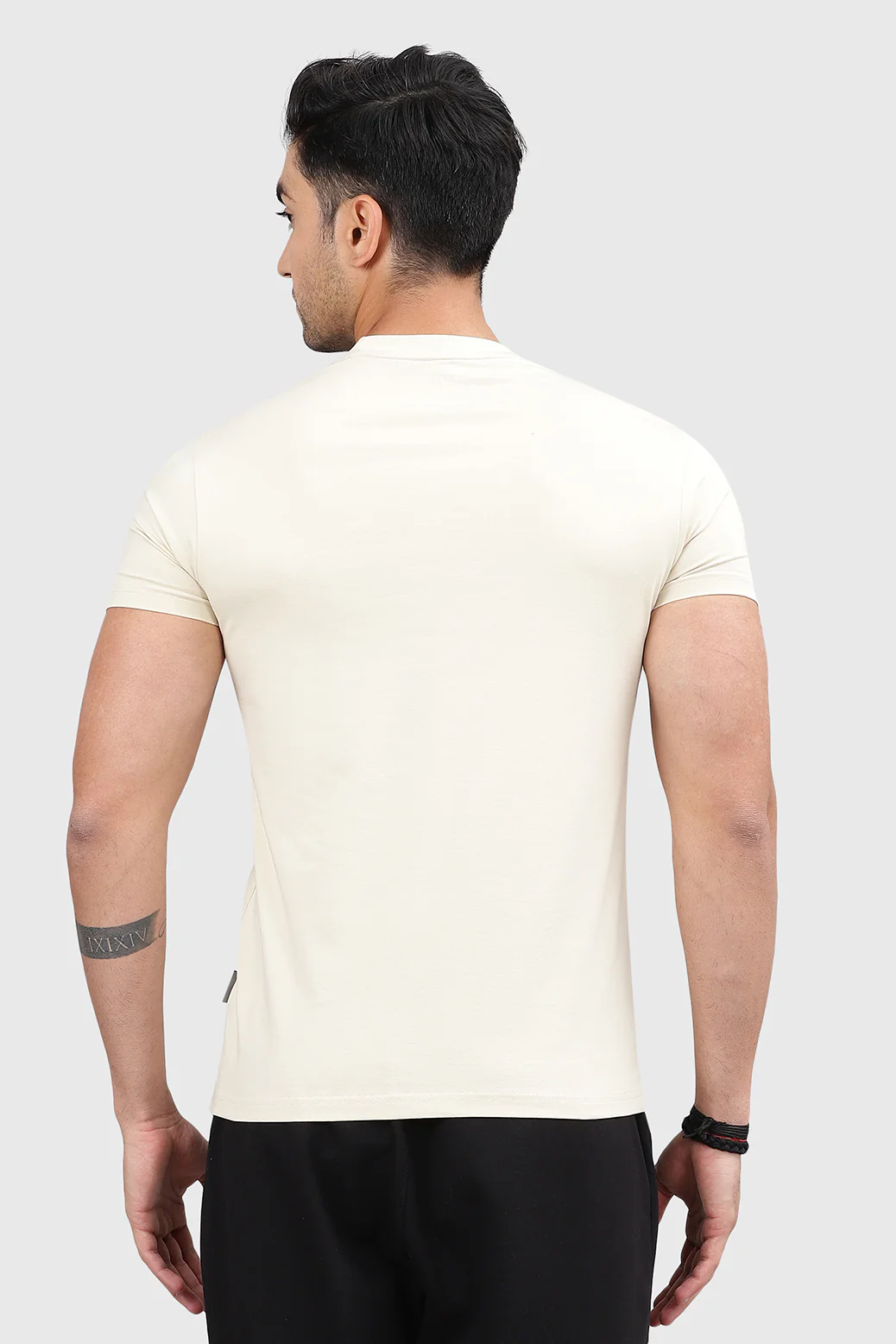 Legacy Crew Neck T-shirt Beige - Image 3