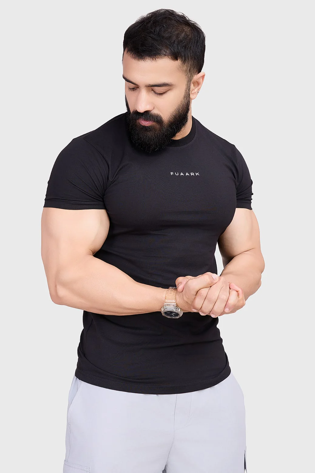Legacy Crew Neck T-shirt Black - Image 6