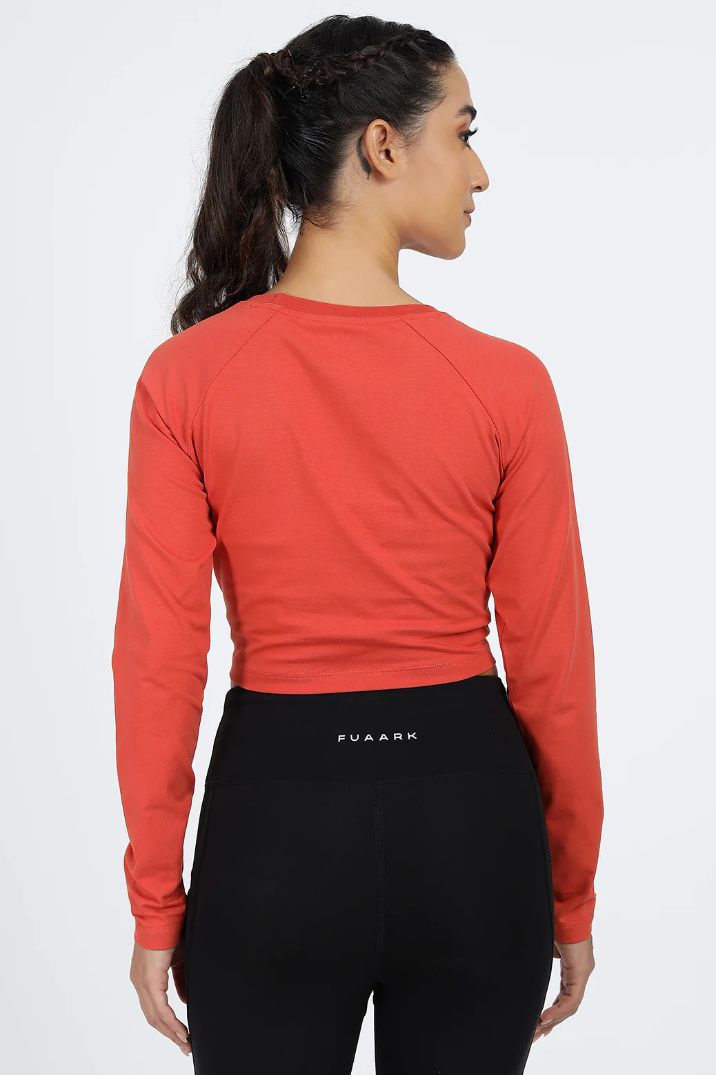 Legacy Crop Top T-shirt Rust - Image 5