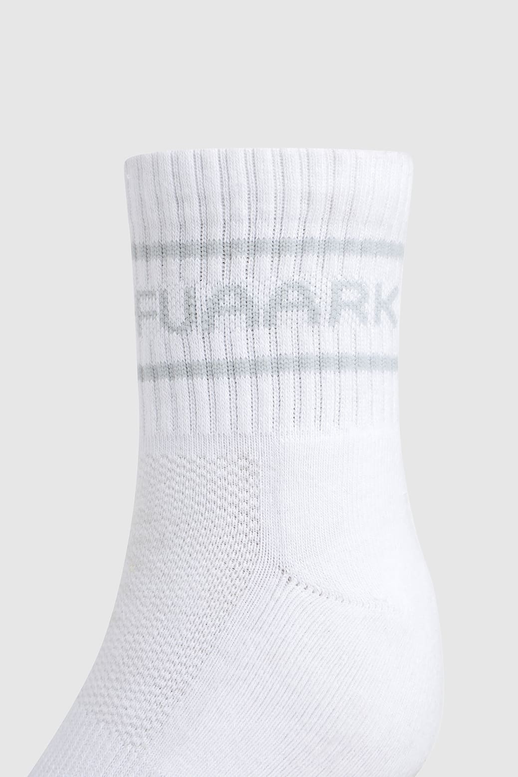 Legacy Quarter Socks White/Grey - Image 2