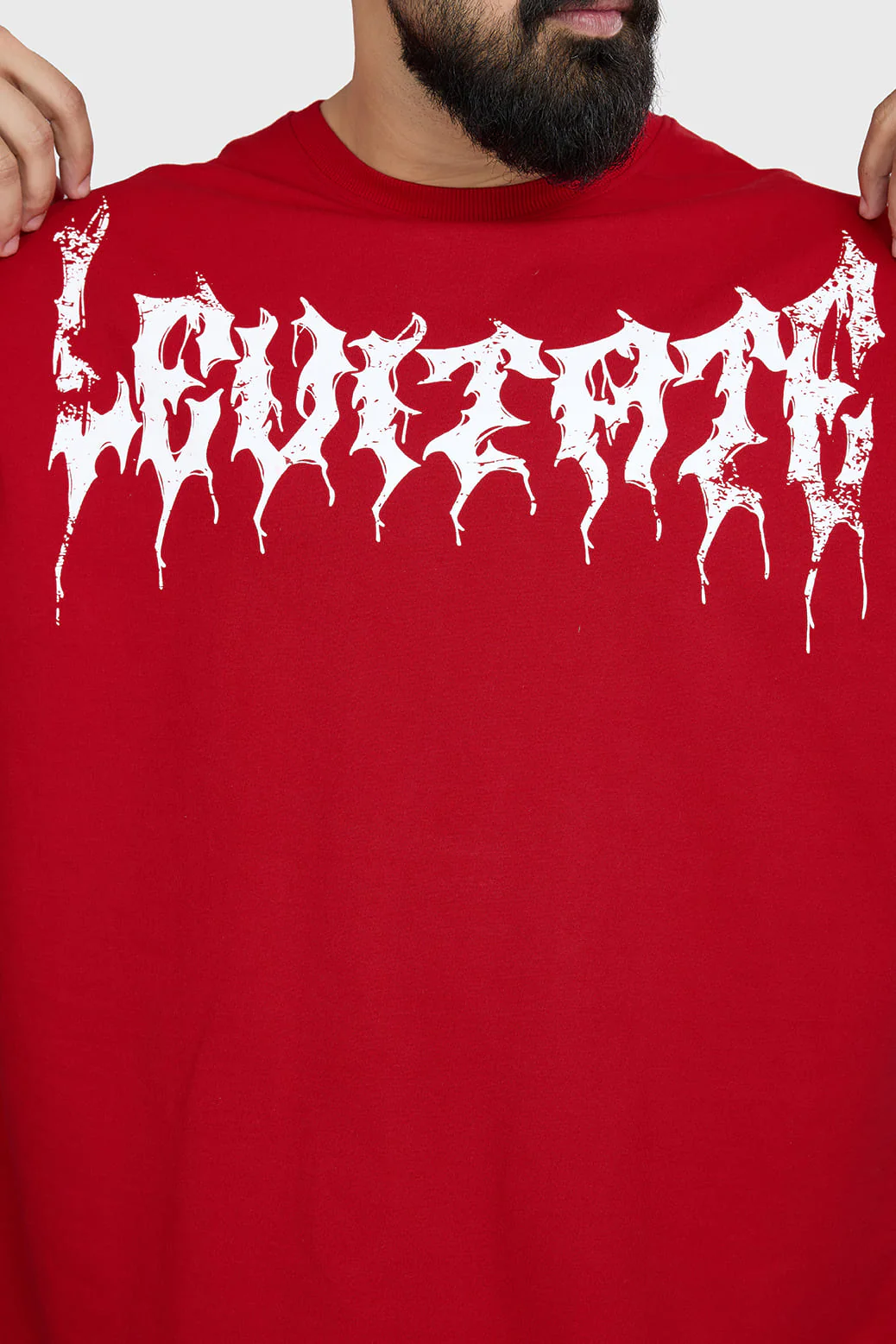 Levitate Oversized T-shirt Red - Image 4