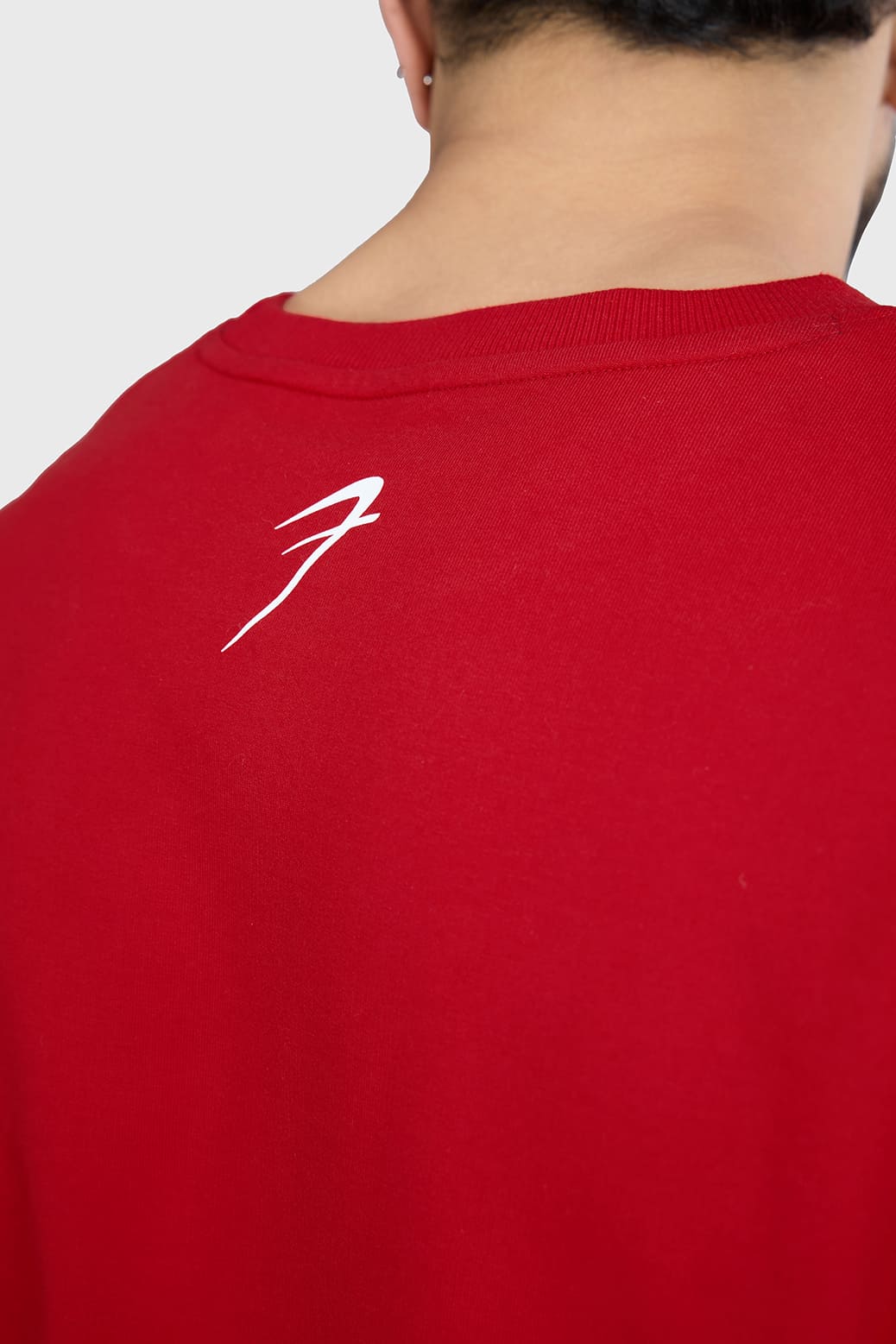 Levitate Oversized T-shirt Red - Image 5