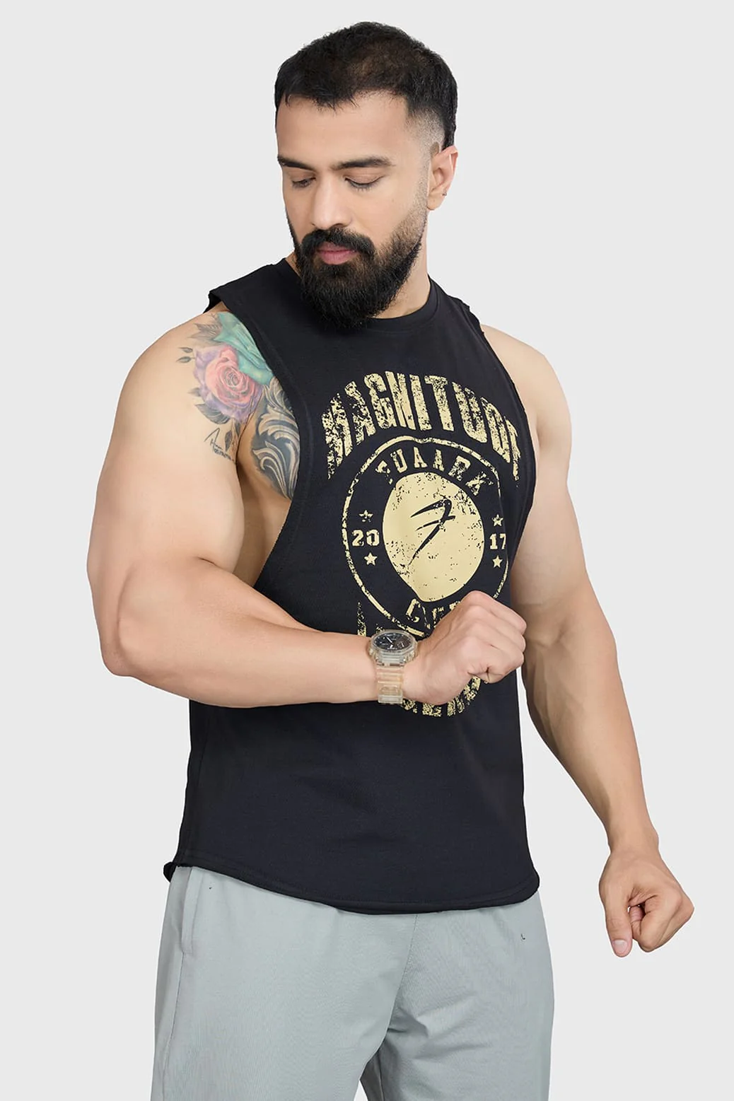 Magnitude Deep Arm Tank Black