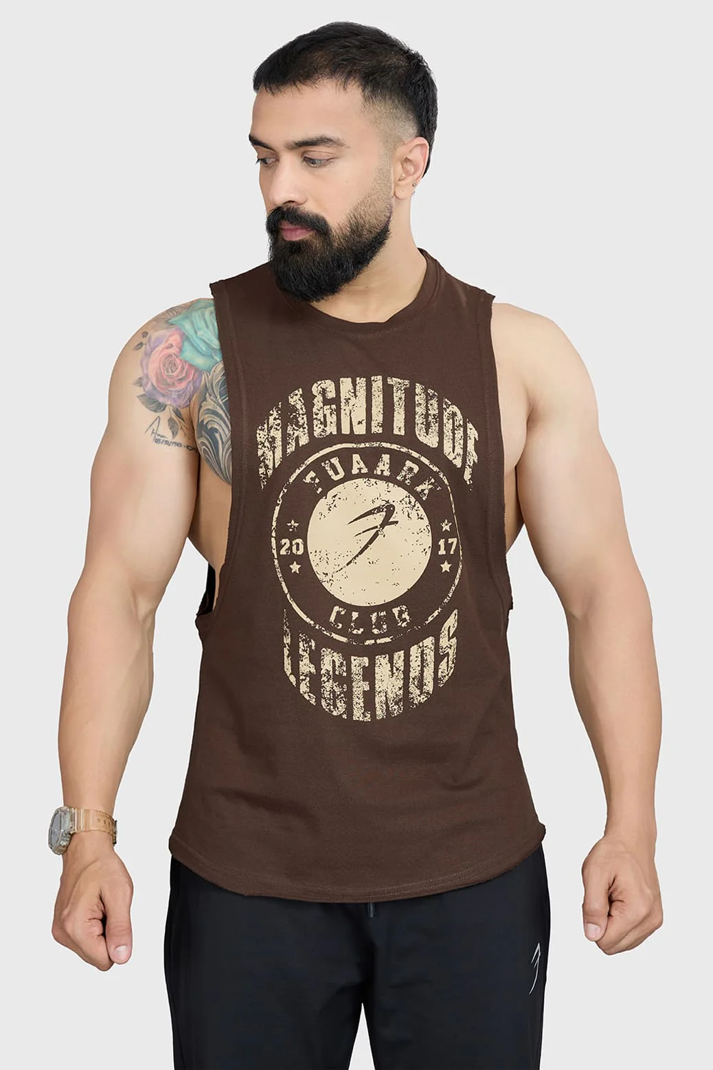 Magnitude Deep Arm Tank Coffee - Image 2