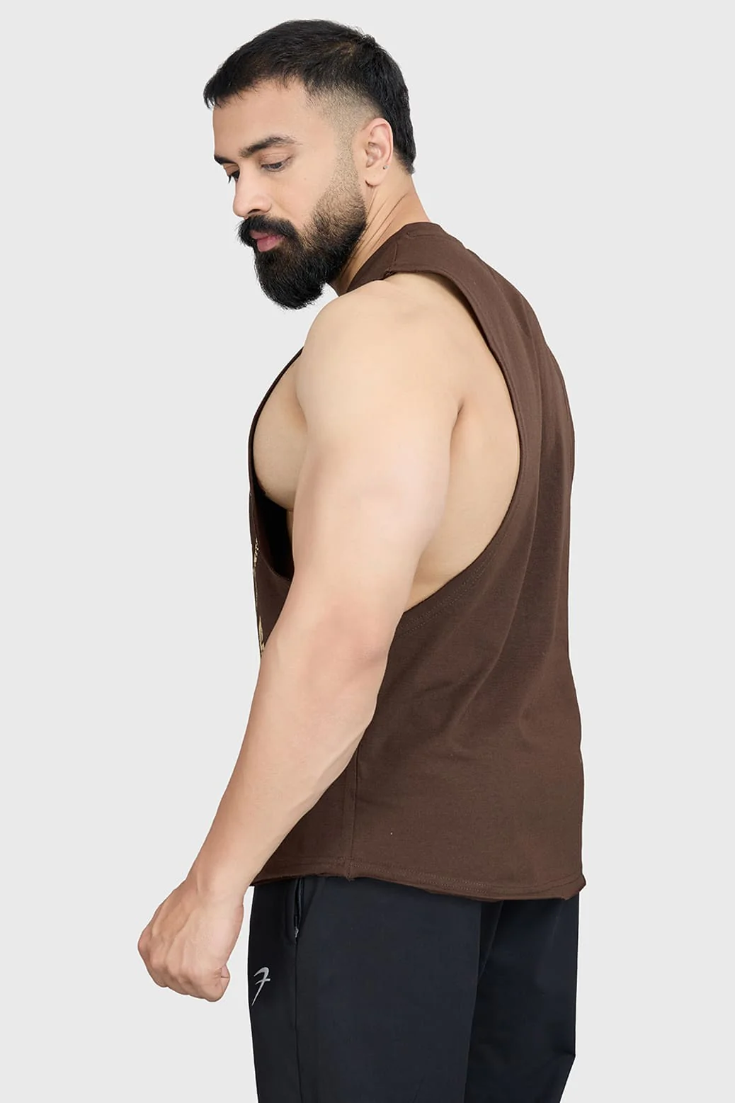 Magnitude Deep Arm Tank Coffee - Image 7