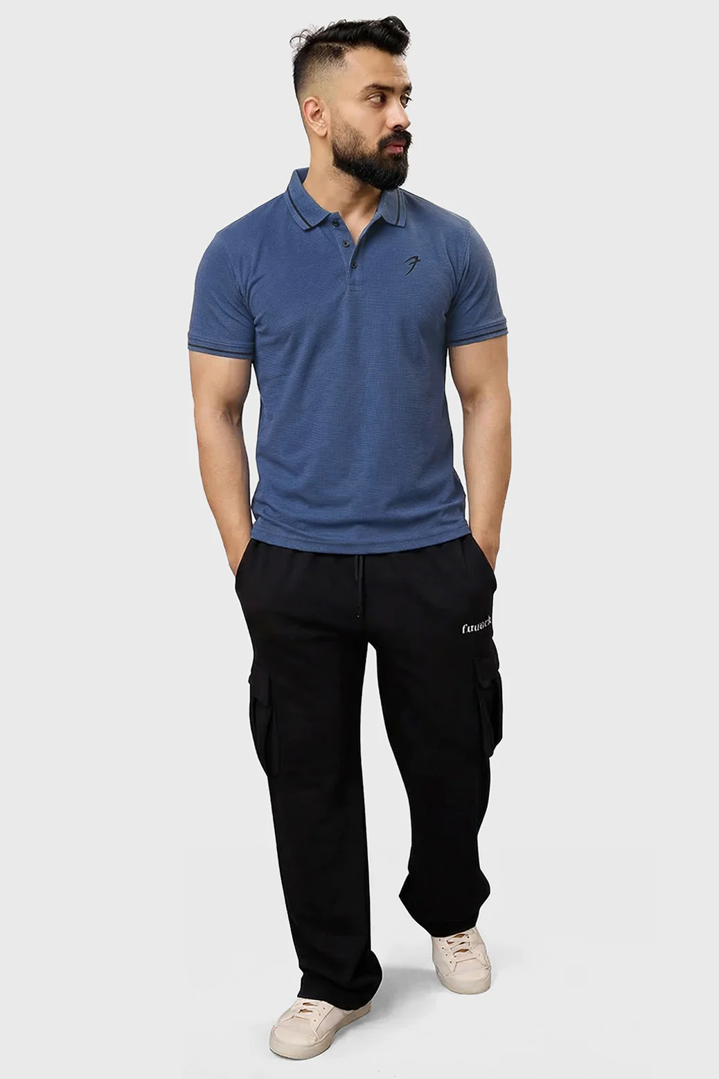 Mark Polo T-shirt Navy - Image 2