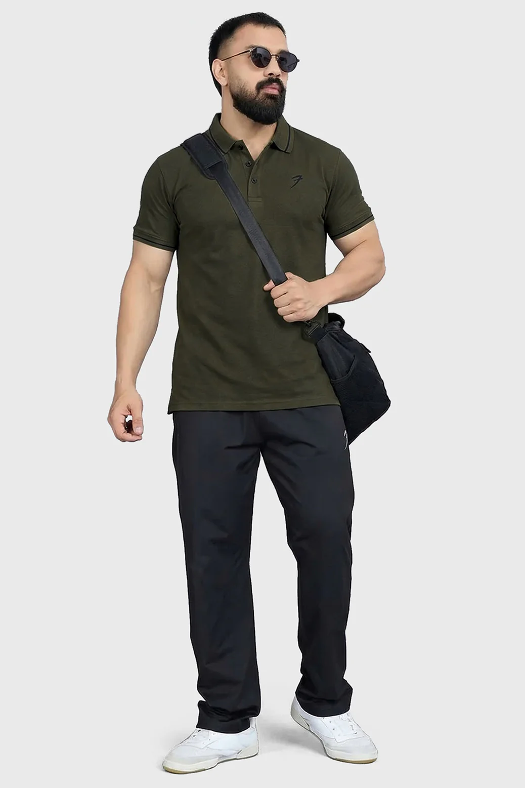 Mark Polo T-shirt Olive - Image 3