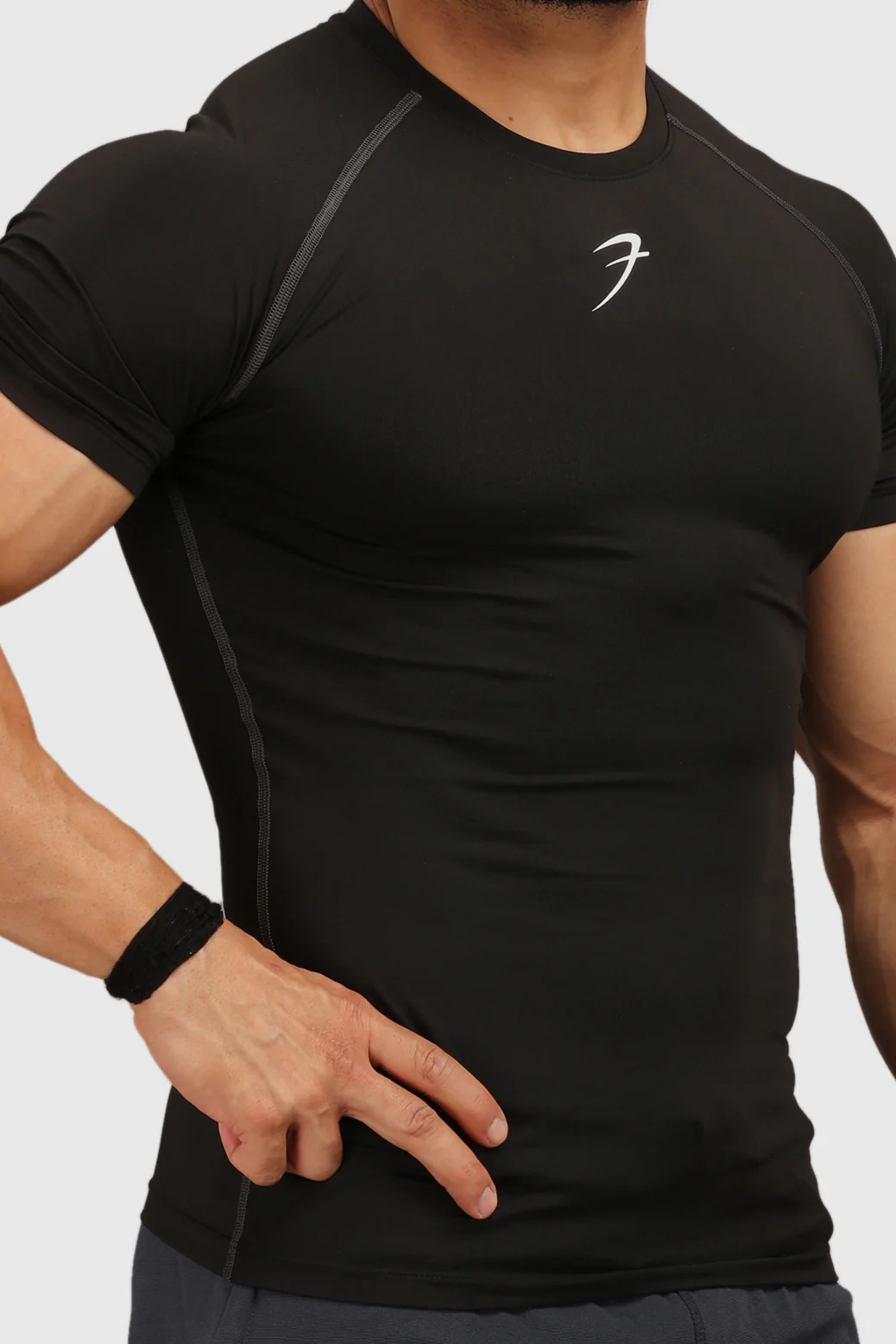 Compression T-shirt Black - Image 4