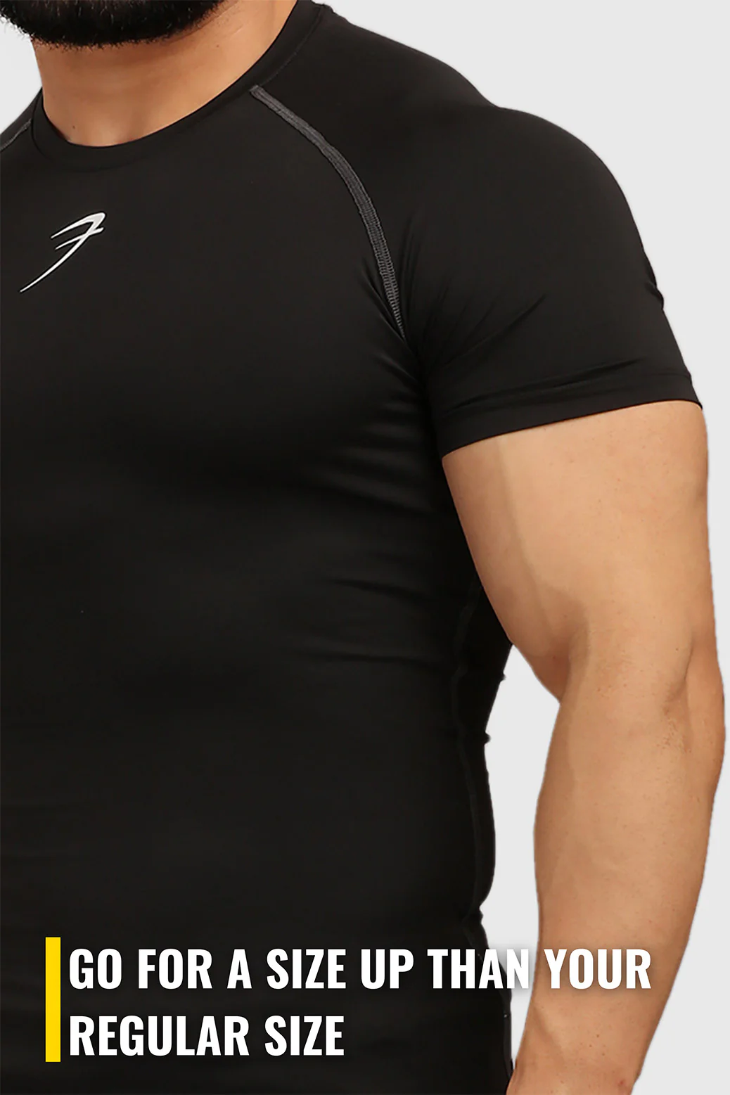 Compression T-shirt Black - Image 5