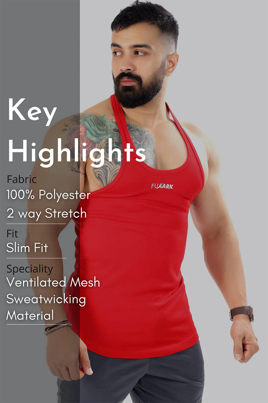 Mesh Stringer Red - Image 7