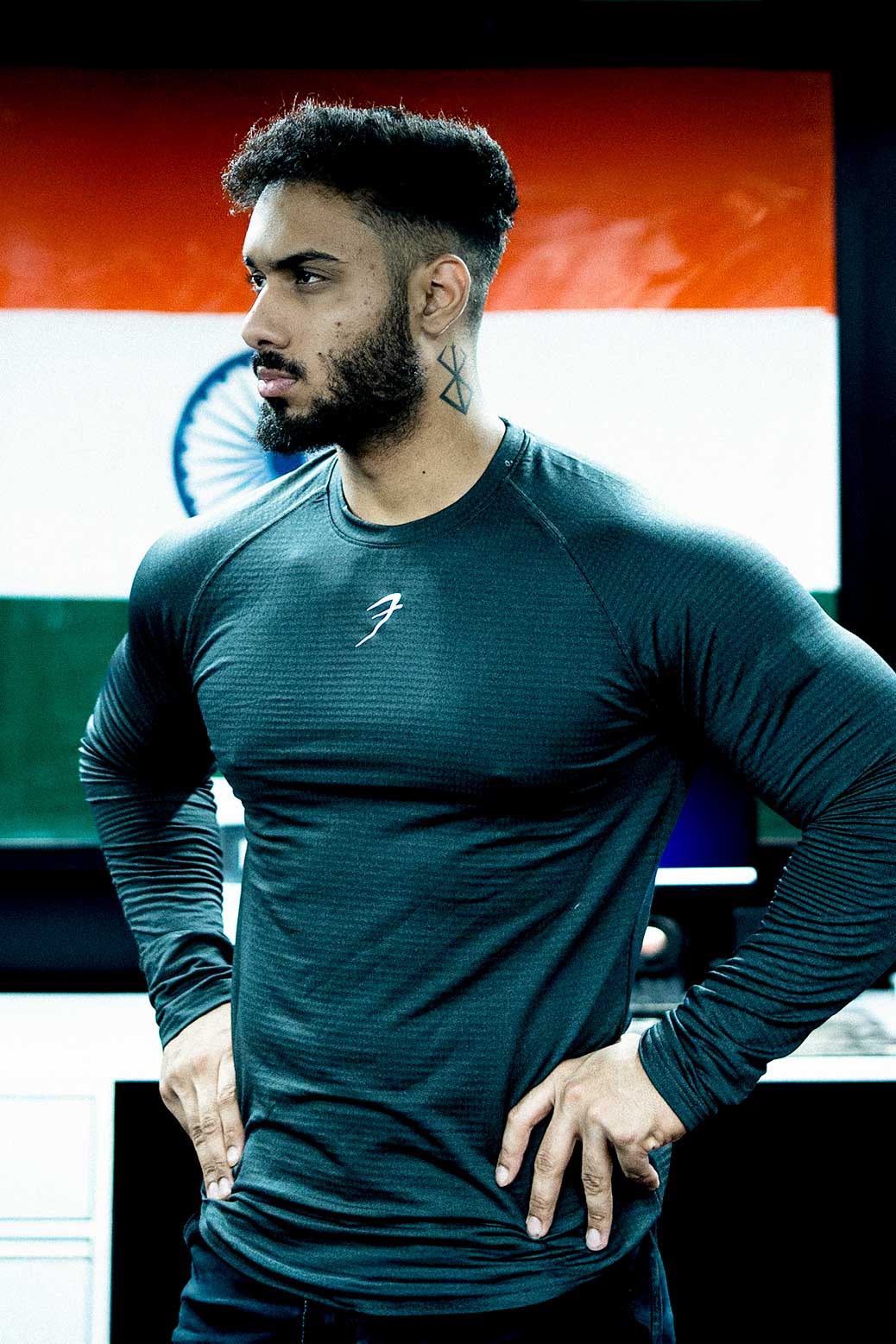 Midnight Fullsleeves T-shirt Sea Green