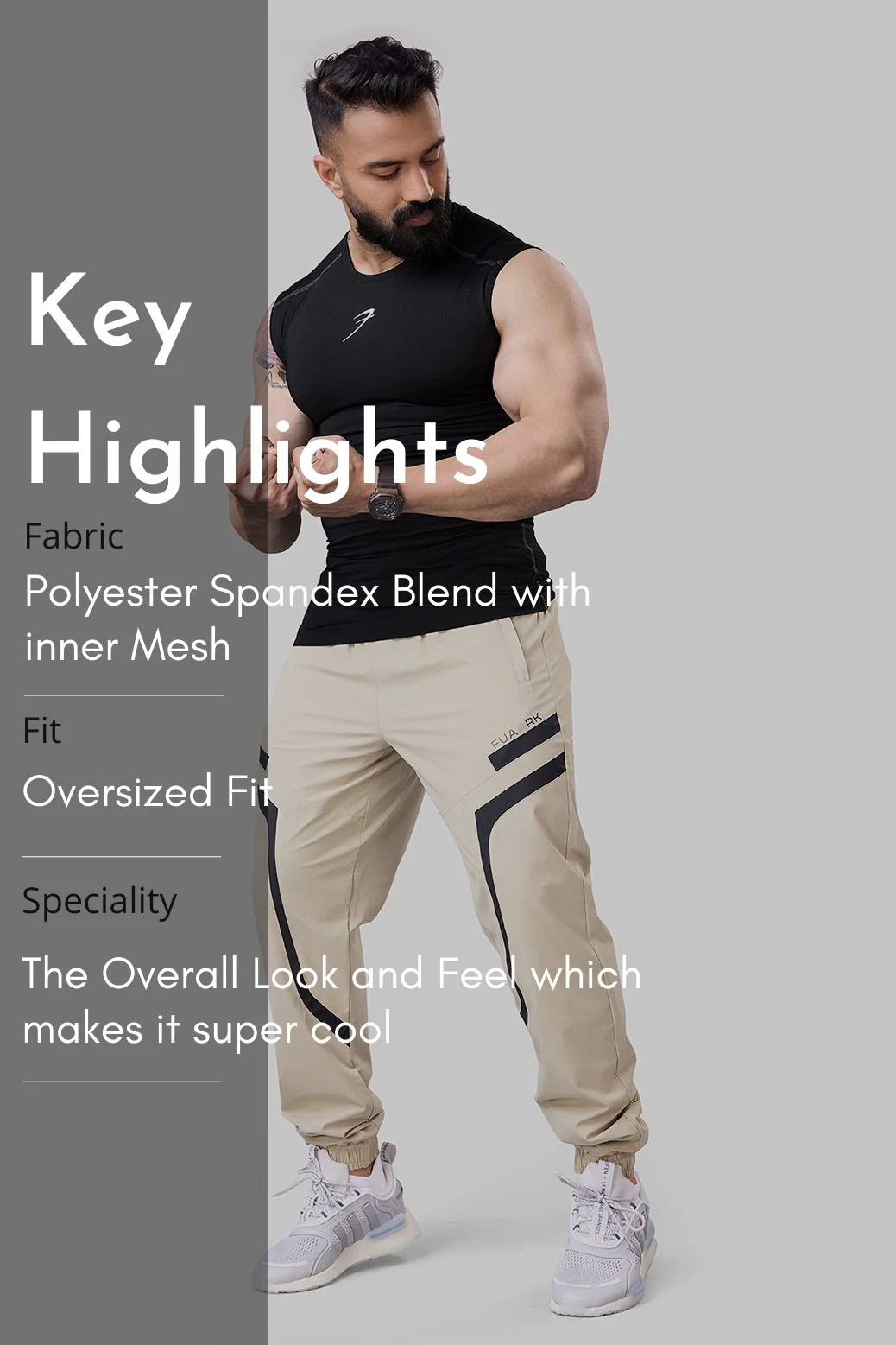 Momentum Joggers Beige - Image 7