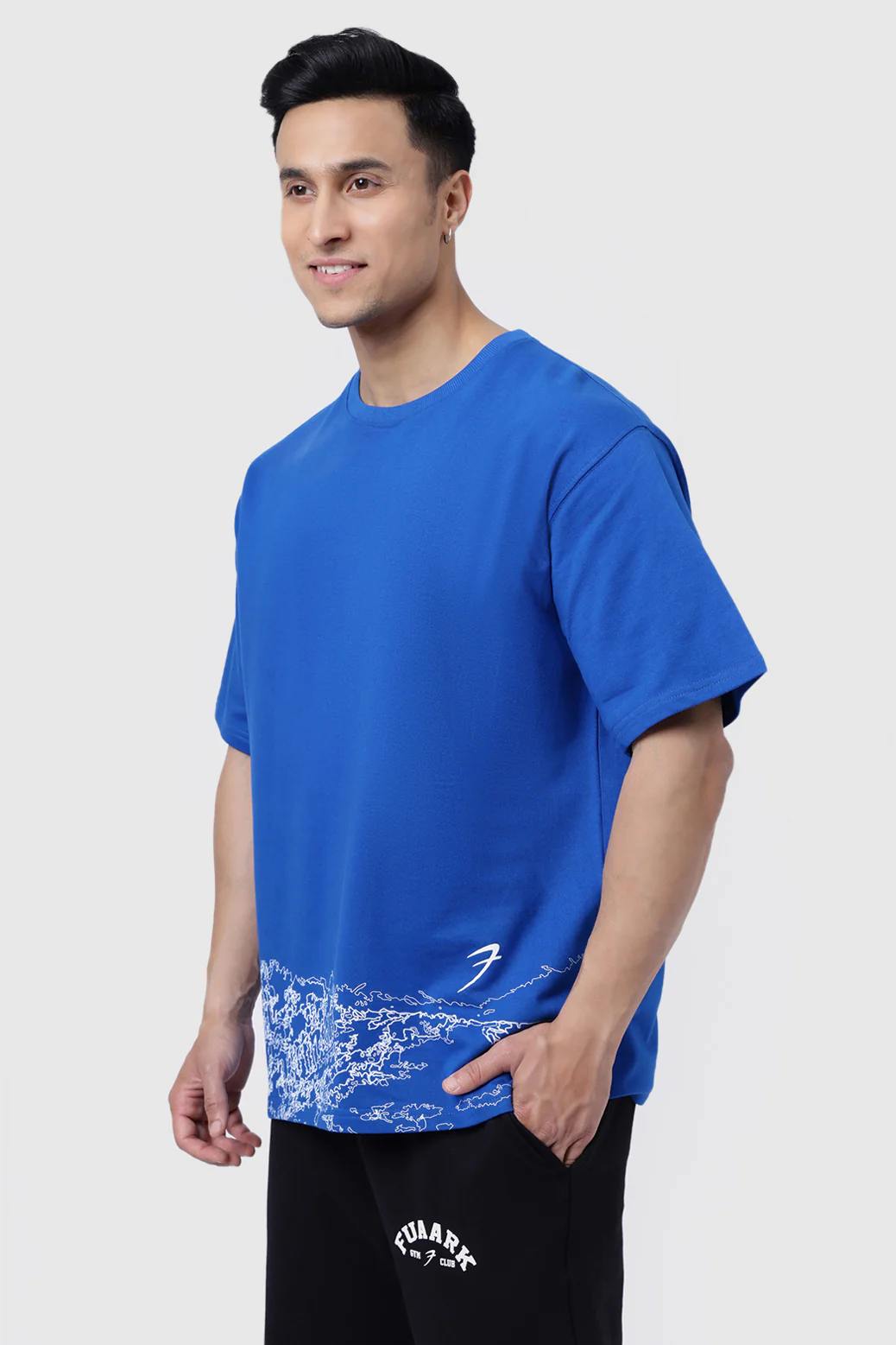 Monster Truck Oversized T-shirt Blue - Image 5