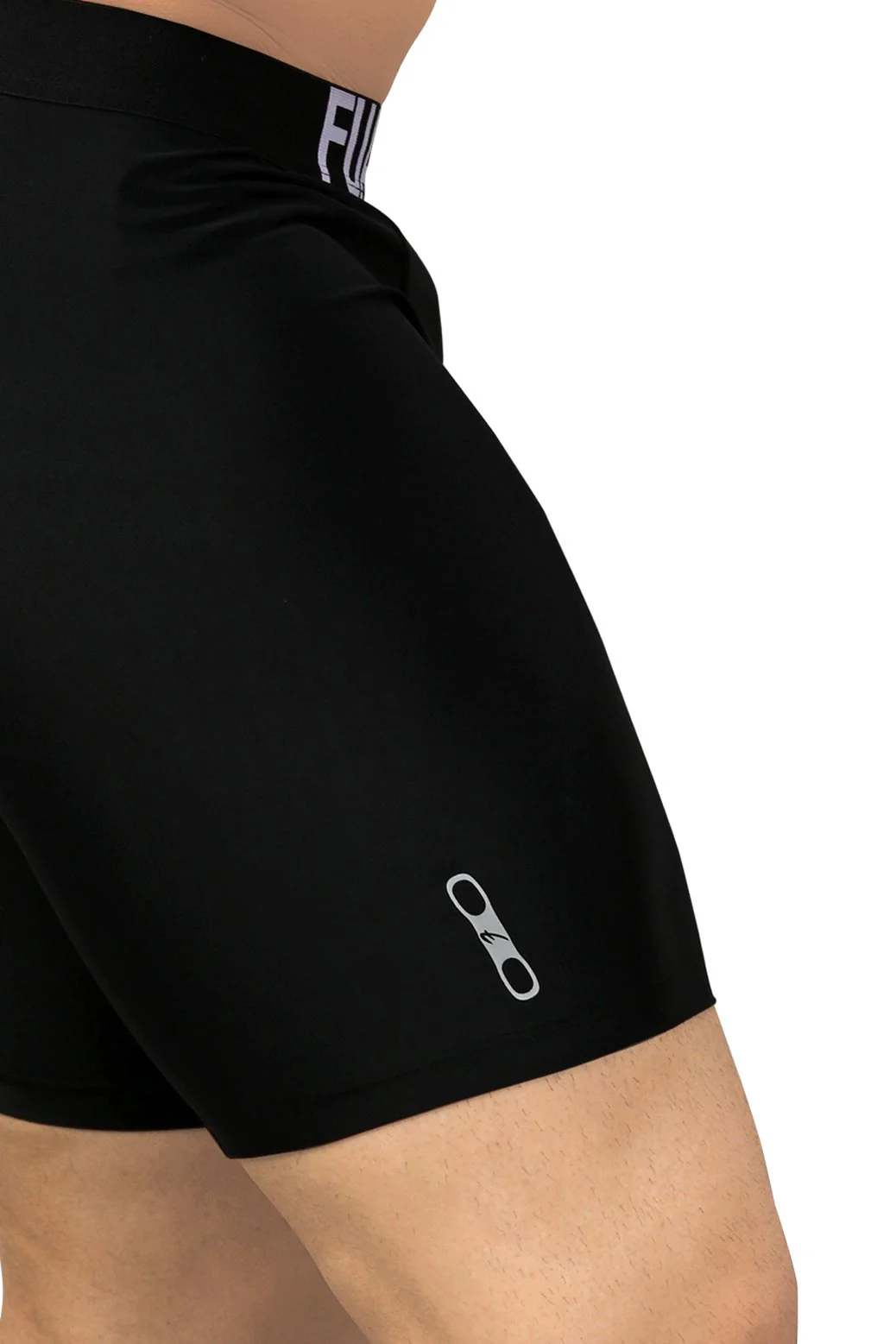 Nylon Compression Shorts Black - Image 3