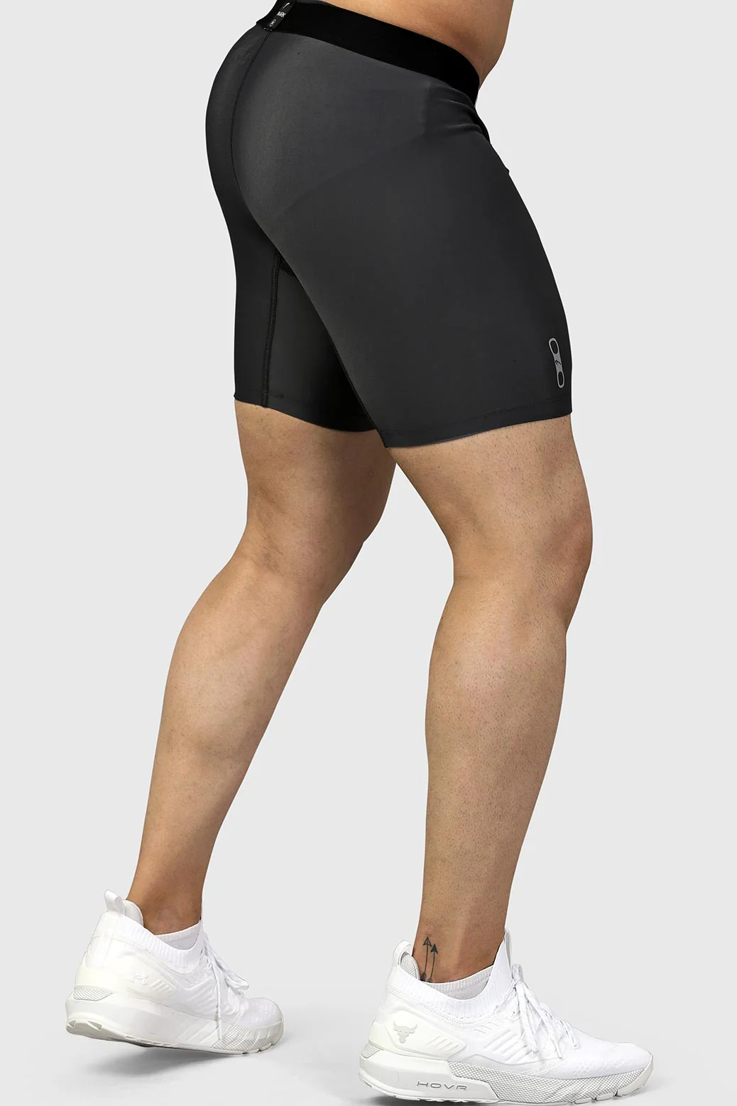 Nylon Compression Shorts Grey - Image 3