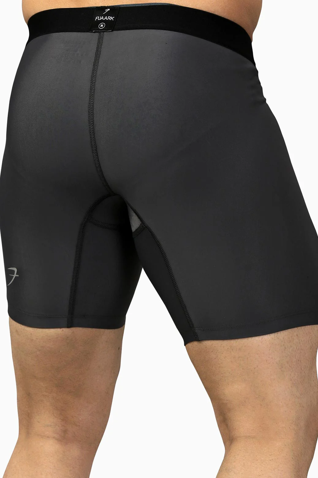 Nylon Compression Shorts Grey - Image 5