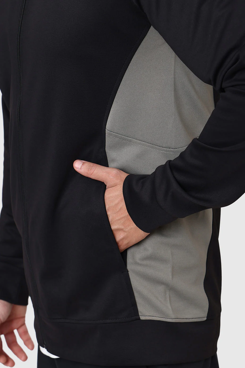 Polish Colourblock Jacket Black - Image 5