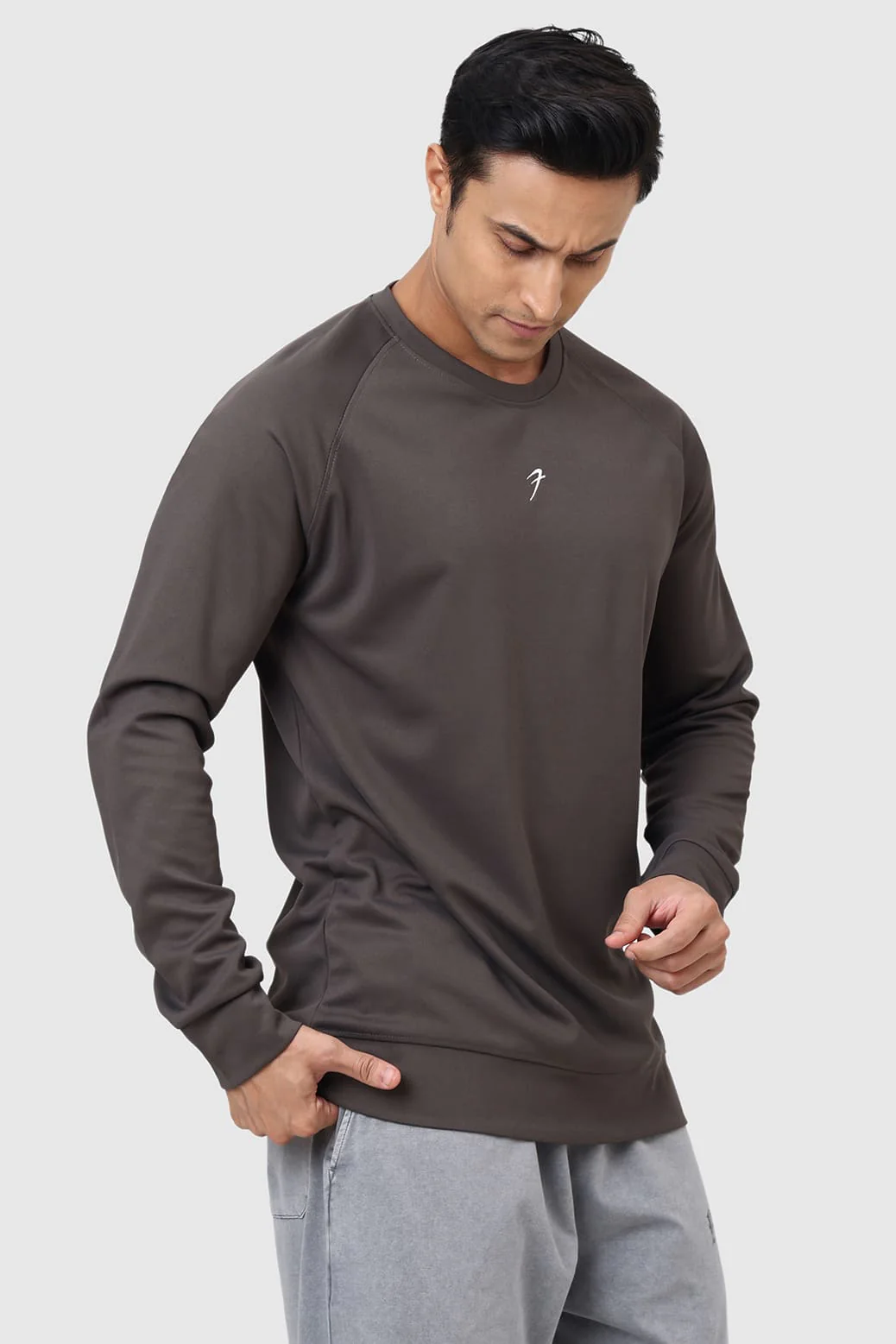 Polish Sweatshirt Dark Grey - Image 6