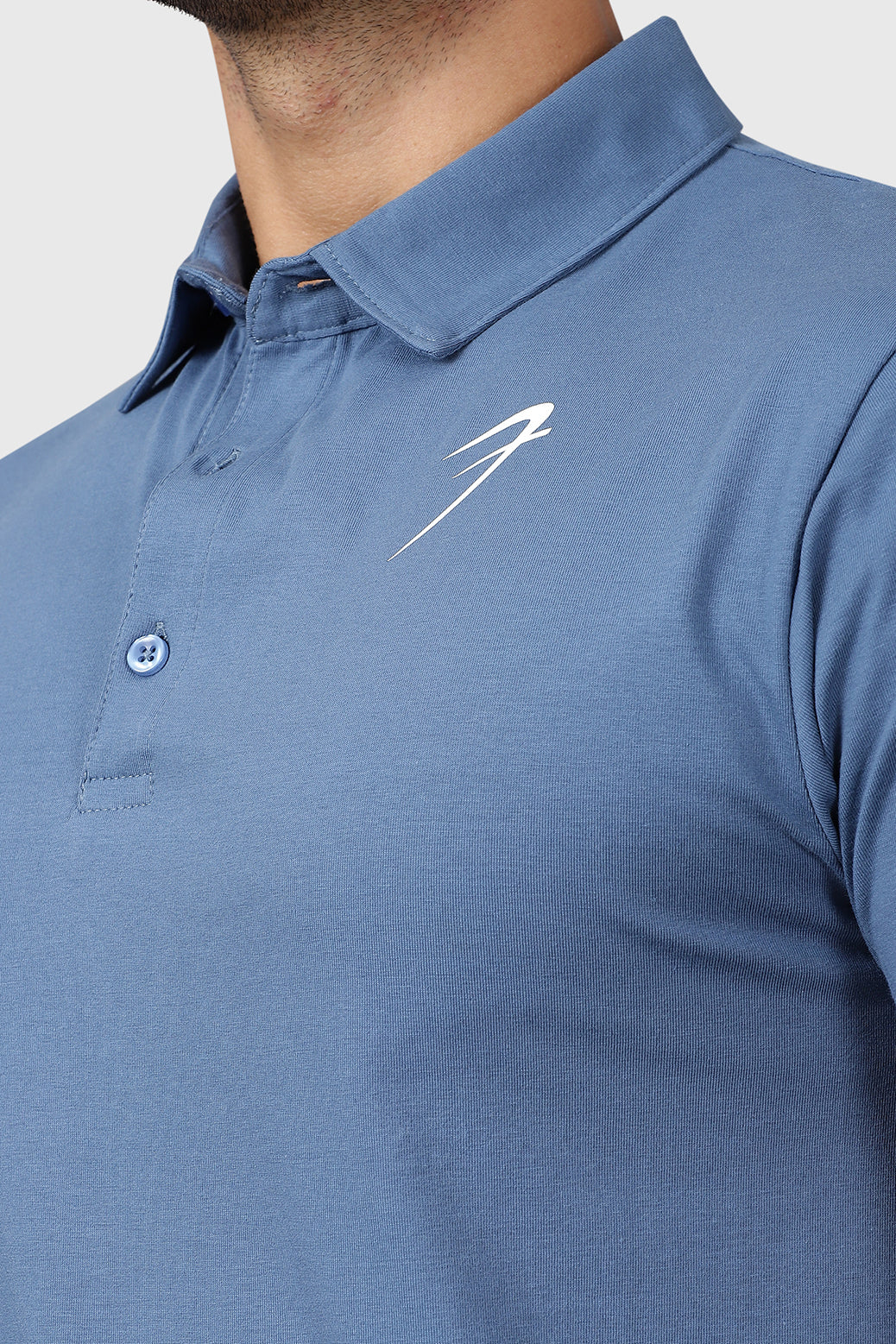 Polo T-shirt Dusk Blue - Image 3
