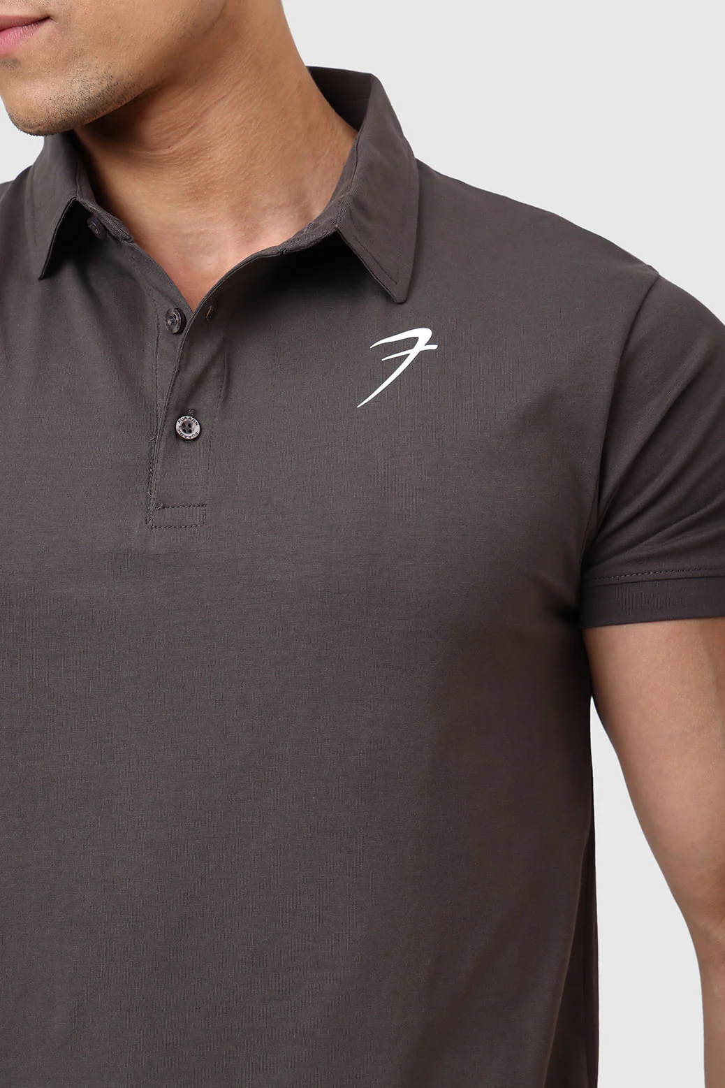 Polo T-shirt Gunmetal - Image 4