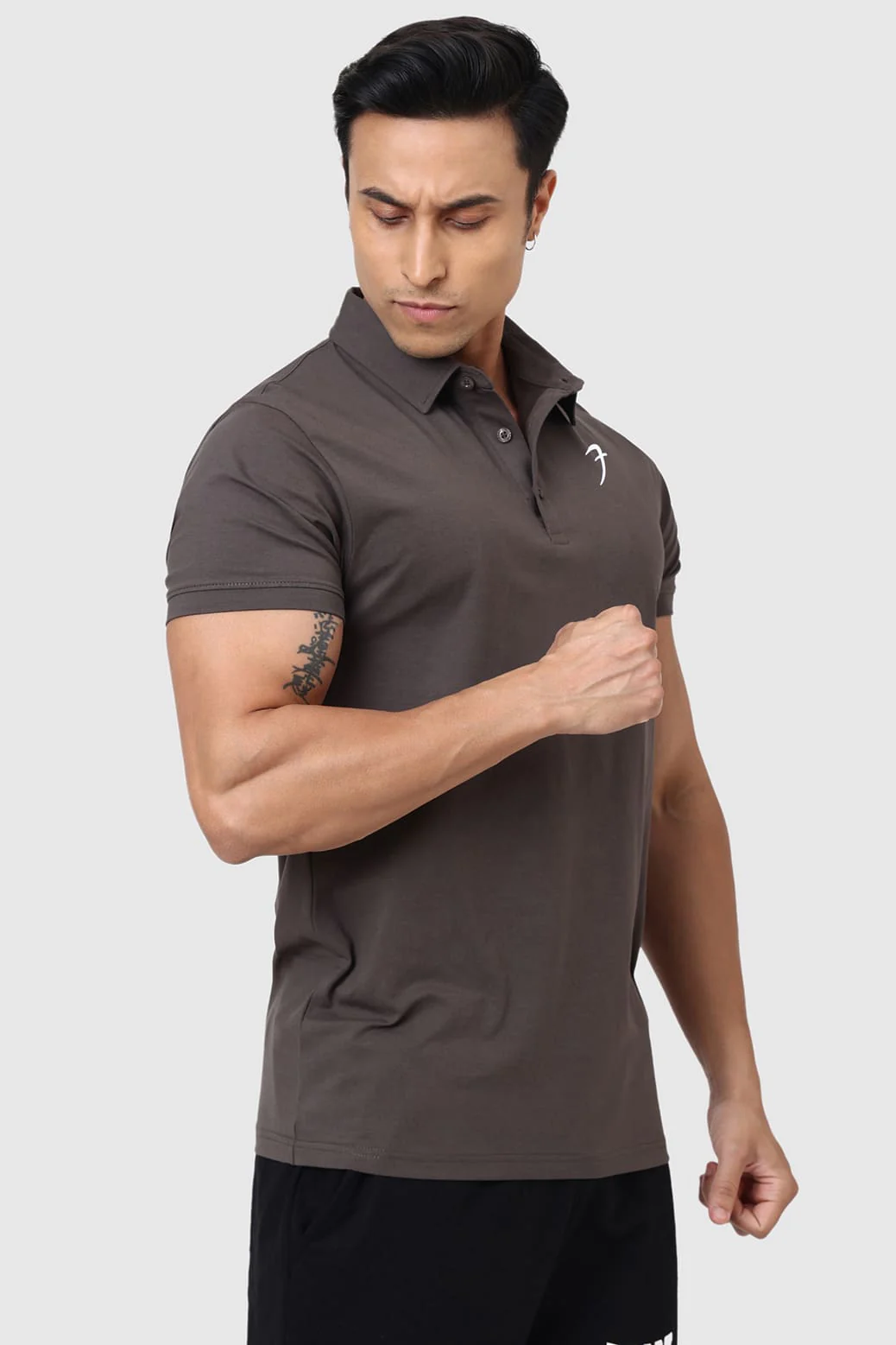 Polo T-shirt Gunmetal - Image 6