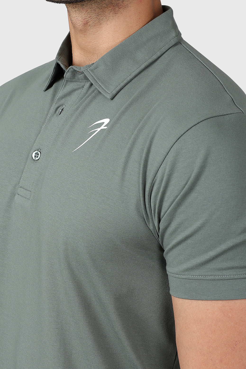 Polo T-shirt Sage Green - Image 3