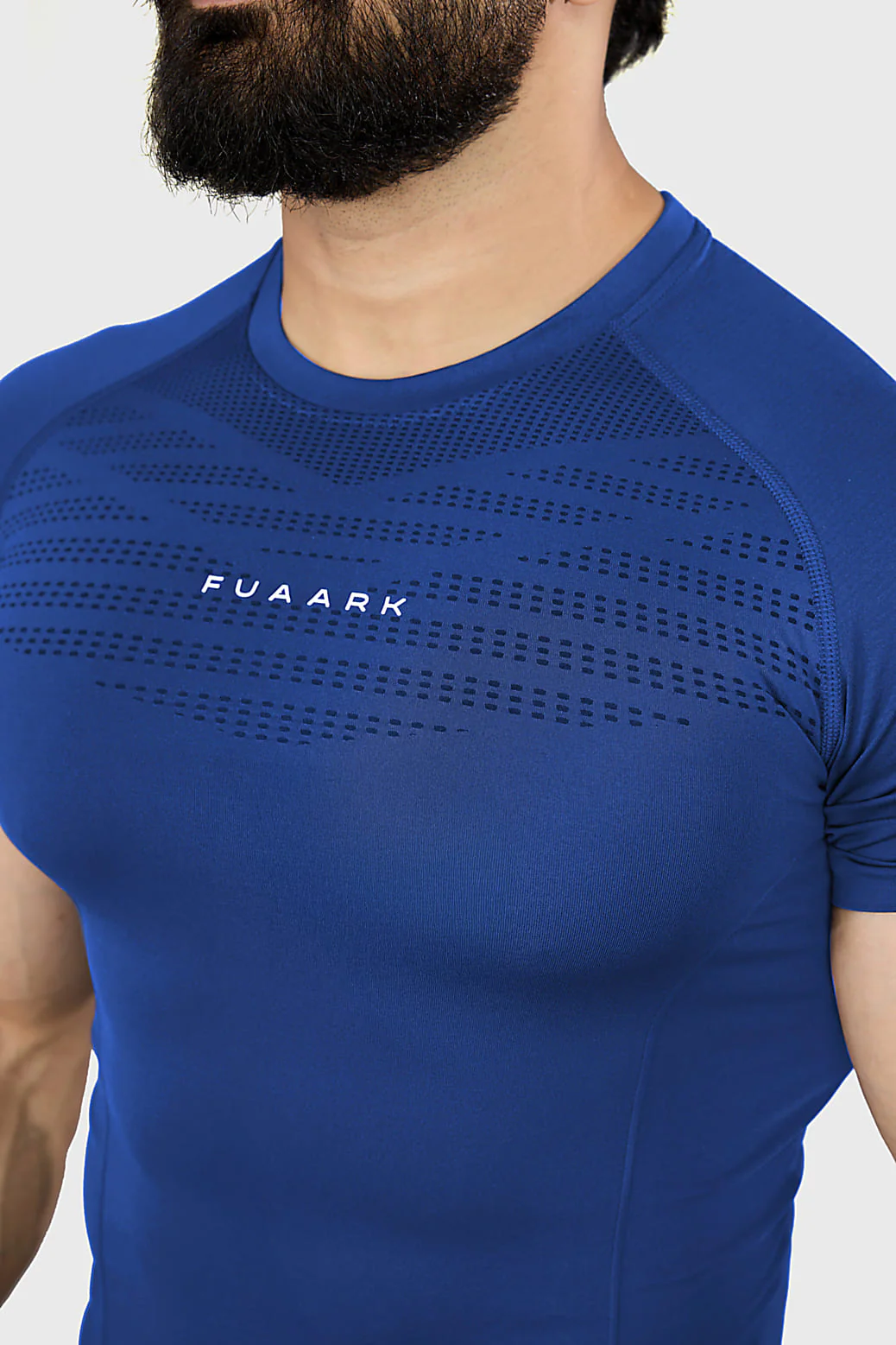 Power Seamless T-shirt Blue/ Fuaark - Image 3