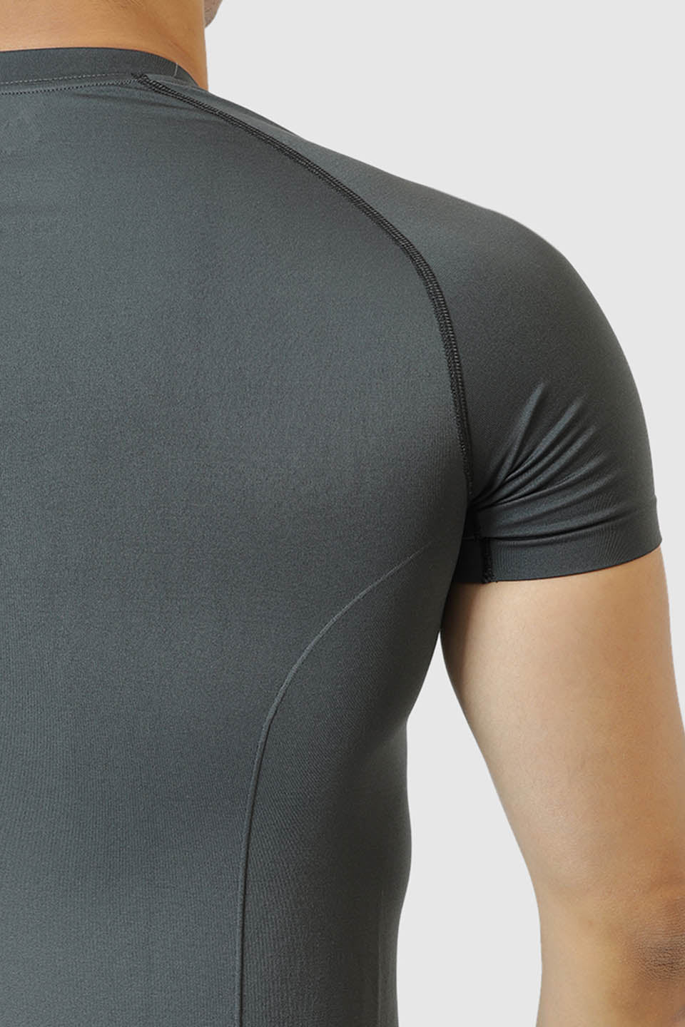 Power Seamless T-shirt Grey/Fuaark - Image 6