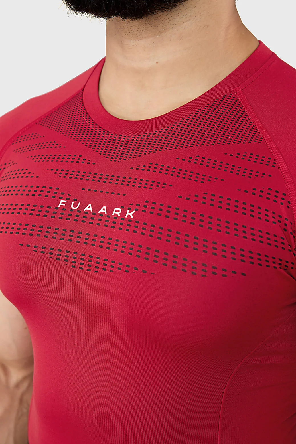 Power Seamless T-shirt Red/ Fuaark - Image 3