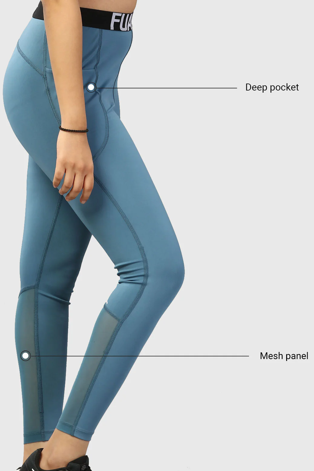 Pro Leggings Ocean Blue - Image 4