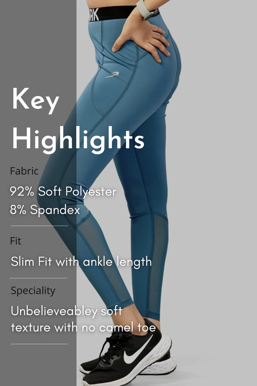 Pro Leggings Ocean Blue - Image 8