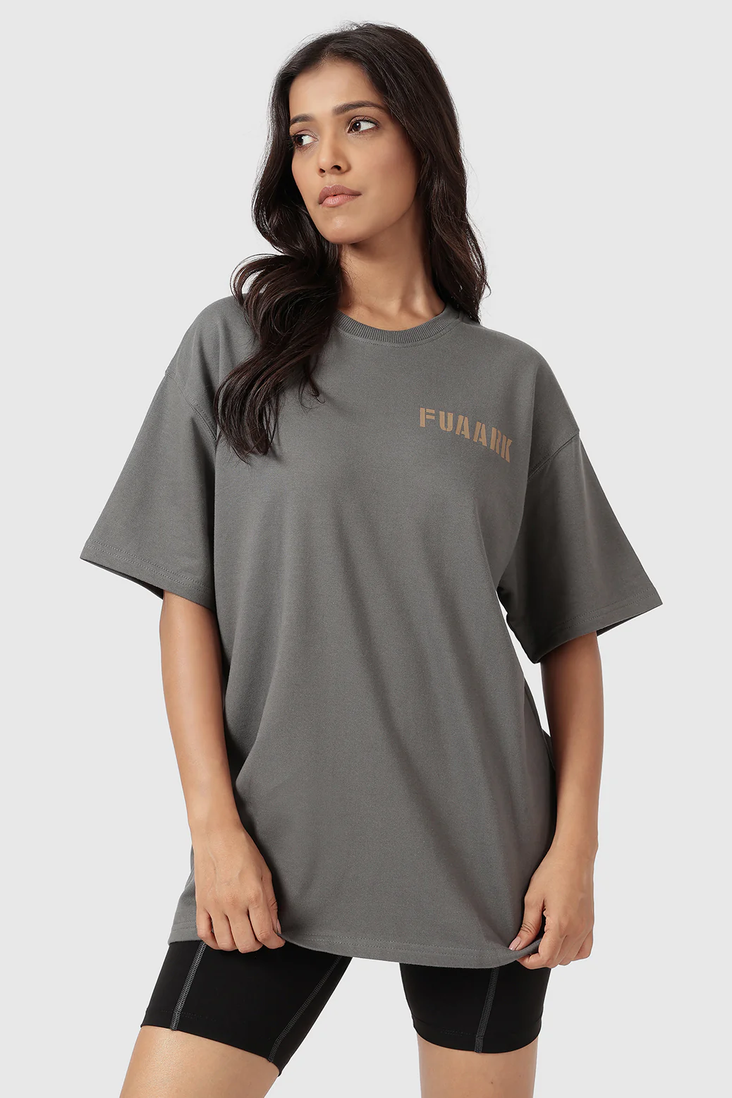 Rage Oversized T-shirts Charcoal - Image 6