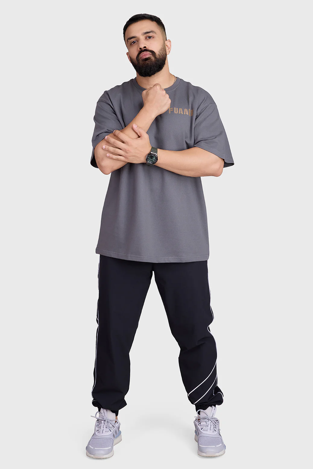 Rage Oversized T-shirts Charcoal - Image 5