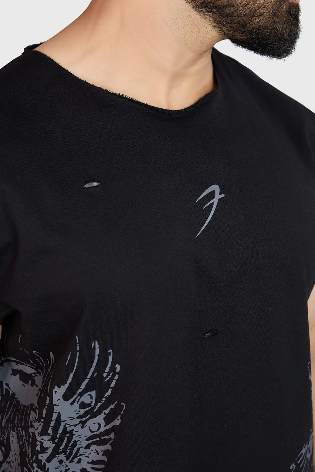 Raw Eagle Capsleeves Tank Black - Image 3