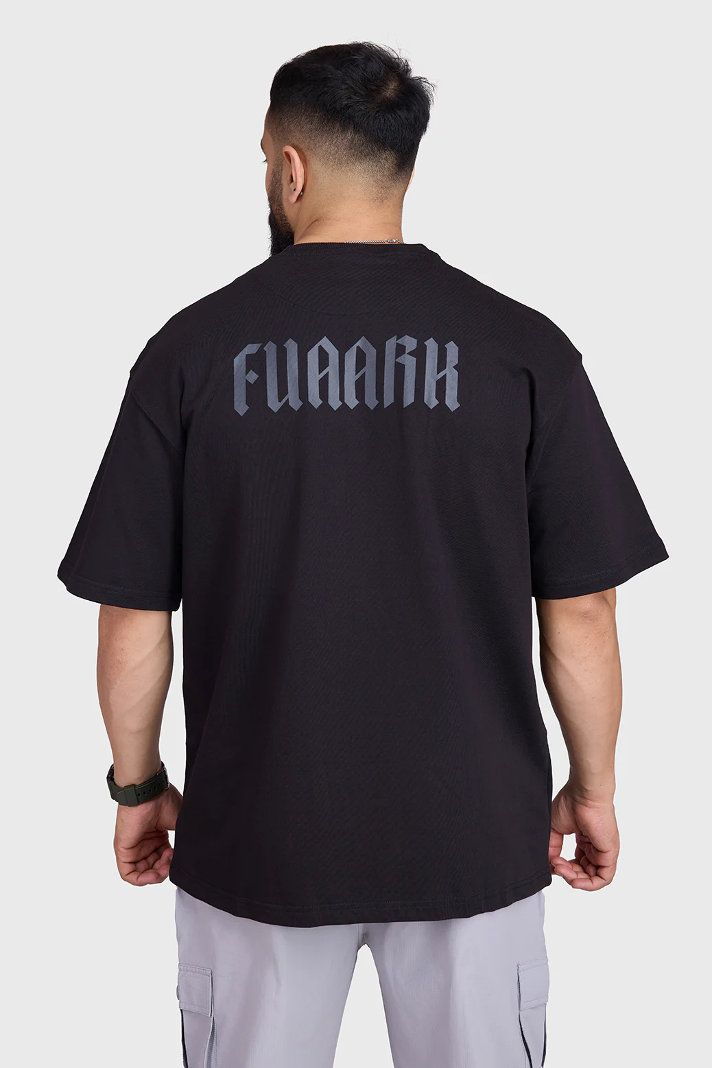 Regime Oversized T-shirts Black - Image 8