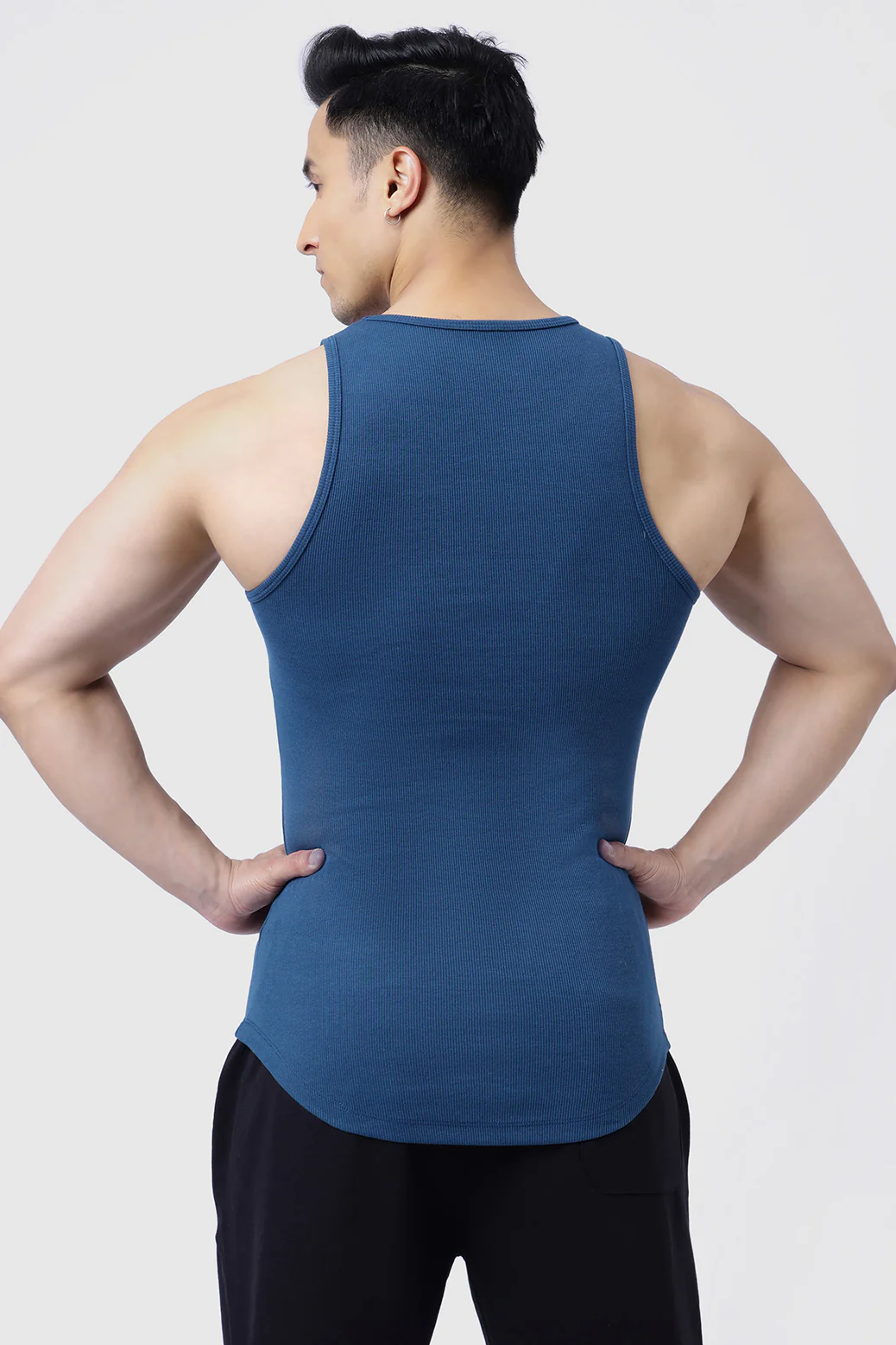 Ribbed Tank Teal - Image 7
