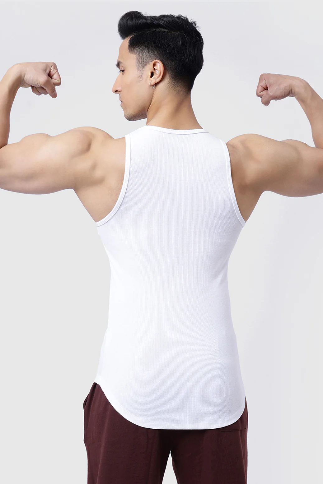 Ribbed Tank White - Image 6