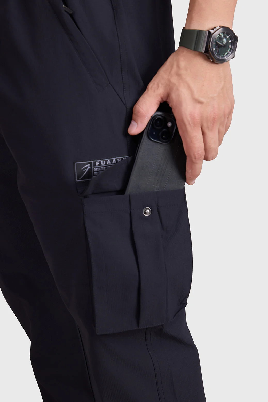 Script Cargo Joggers Black - Image 5