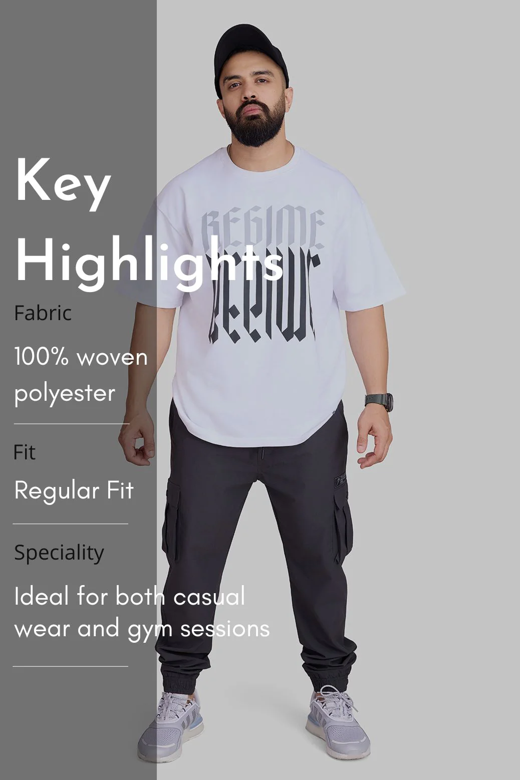 Script Cargo Joggers Dark Grey - Image 10